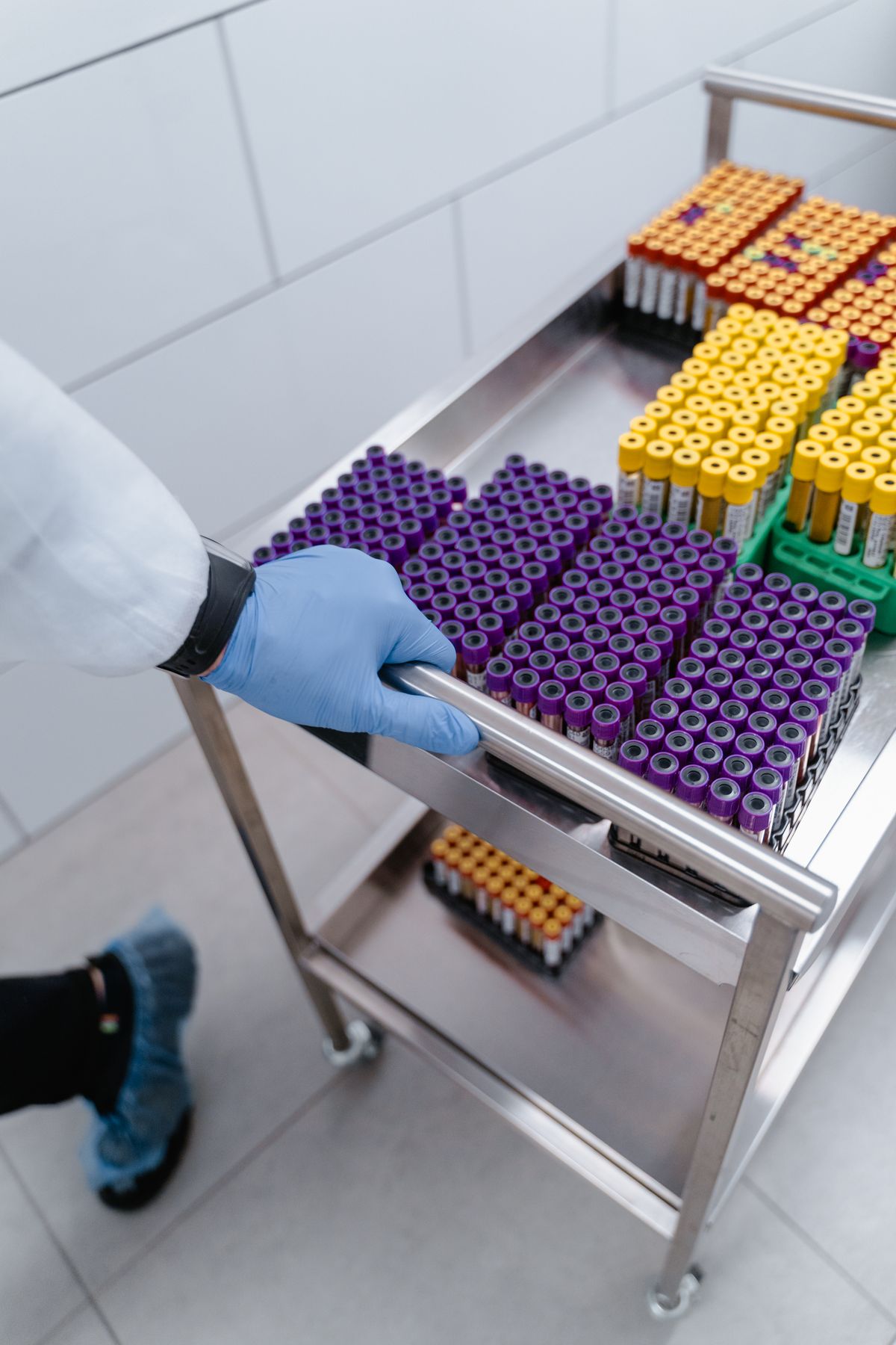 Laboratory testing of treated waste