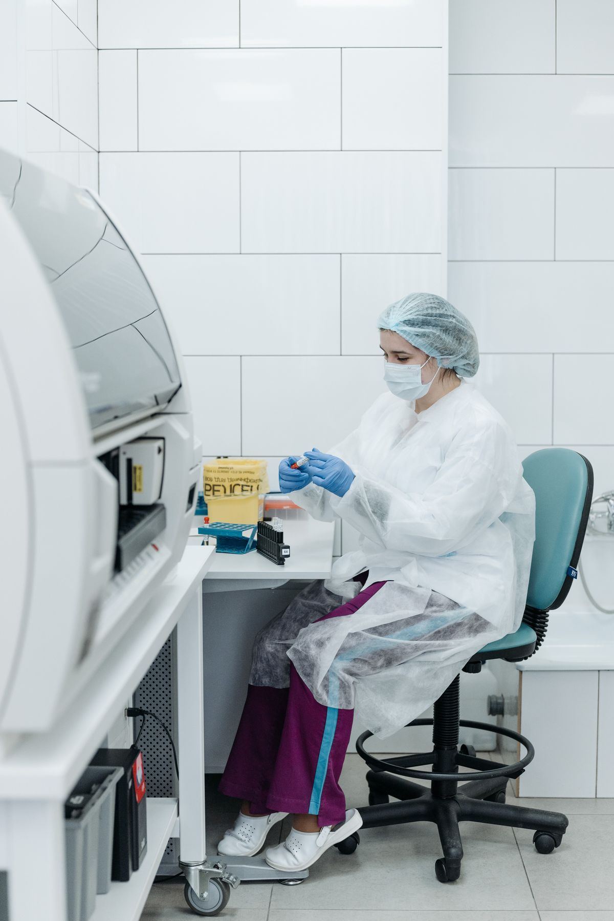 Staff in personal protective equipment
